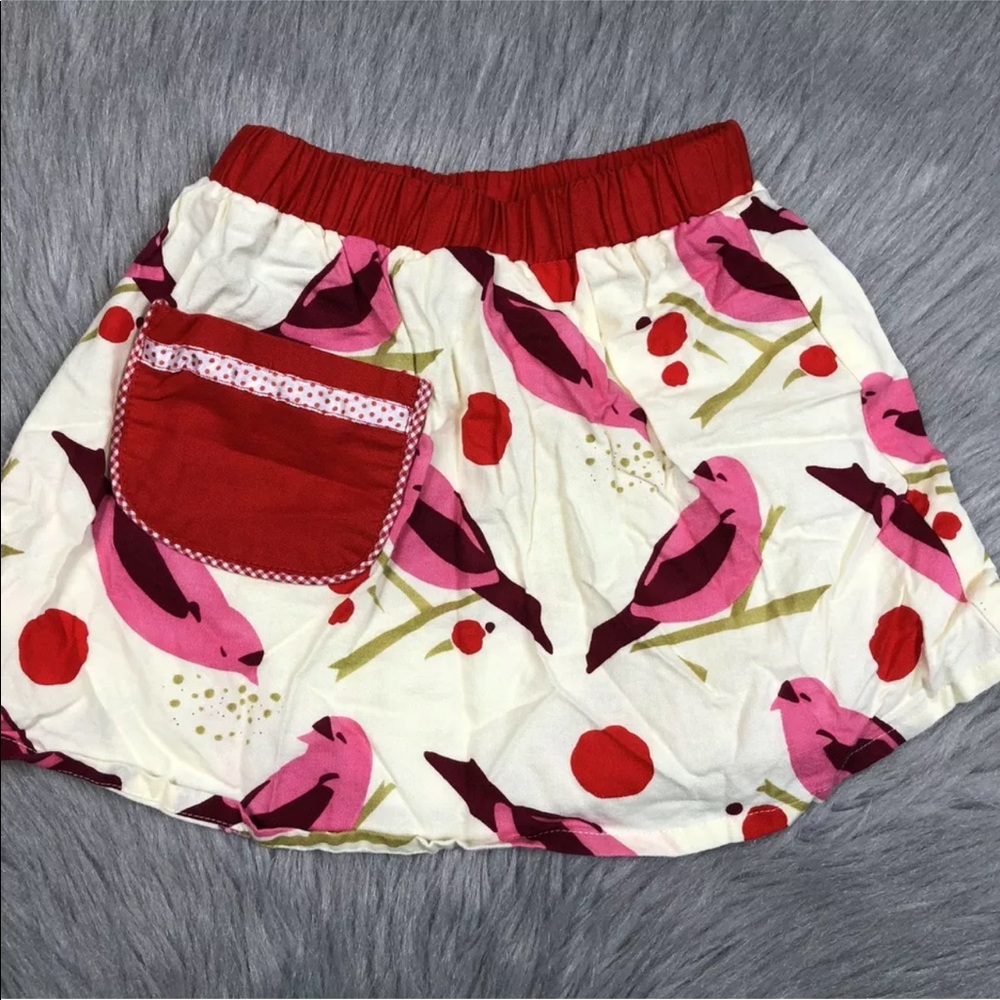 Misha Lulu Baby 18/24m Red Pink Bird Dot Skirt